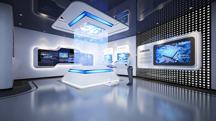 企業(yè)5G展廳設(shè)計 多媒體科普5G技術(shù)，共建5G生態(tài)